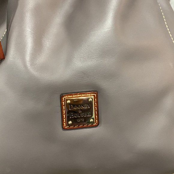đDooney and Bourke Keegan Smooth Leather Drawstring Bucket Bag - Picture 9 of 16
